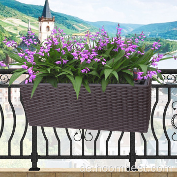 Blumenpflanzpalettenbox für Gartenbalkon